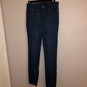 Dark wash womens jeans